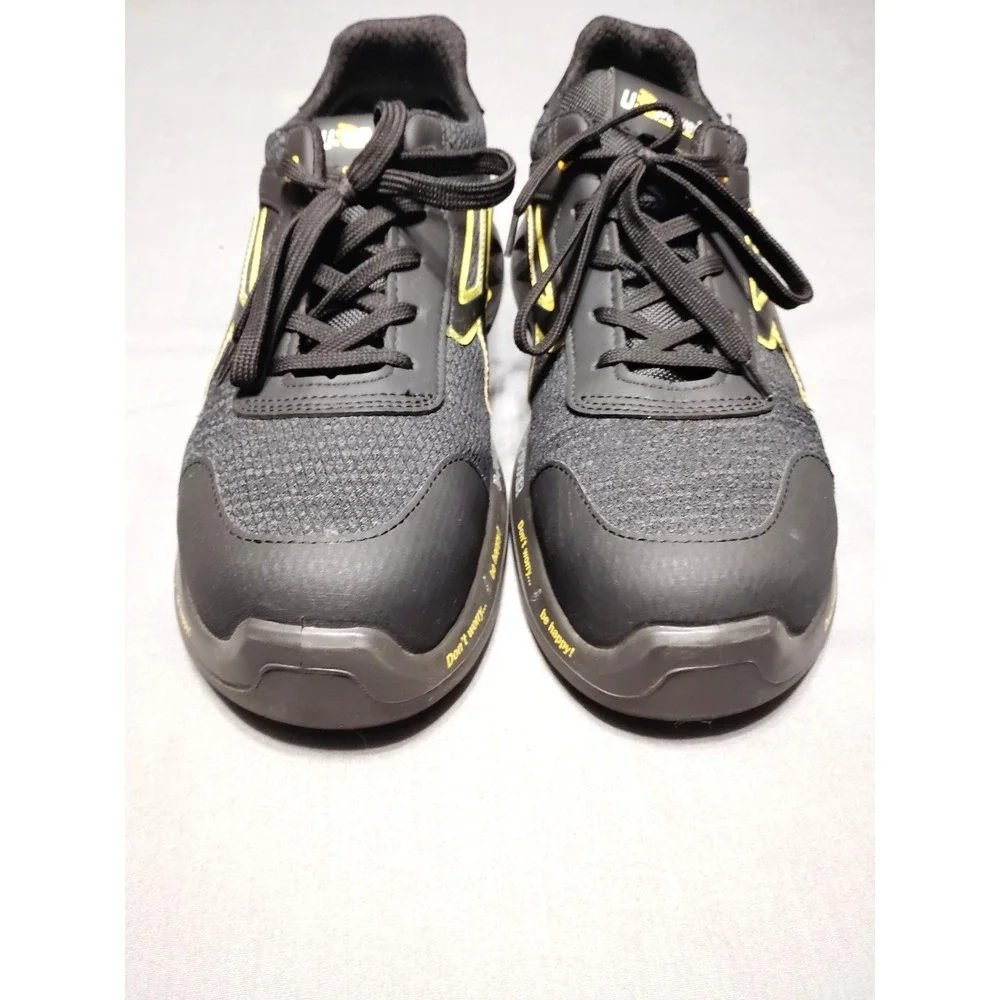 U-Power Matt S3 Black 10.5 Lace Ultra Lightweight Safety Midsole Toecap Trainers